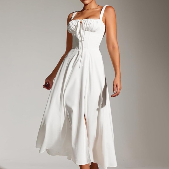 Milkmaid white dress - Picture 1 of 7